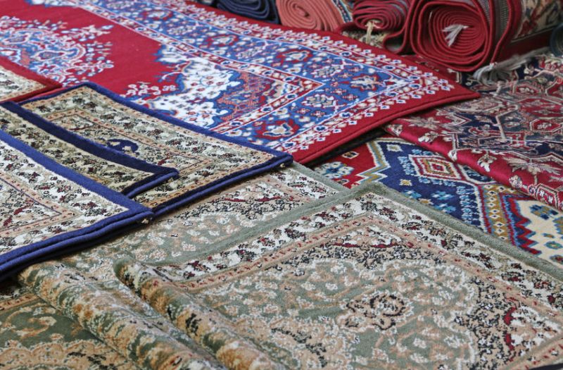 35216911 - oriental carpets for sale in the shop of rugs